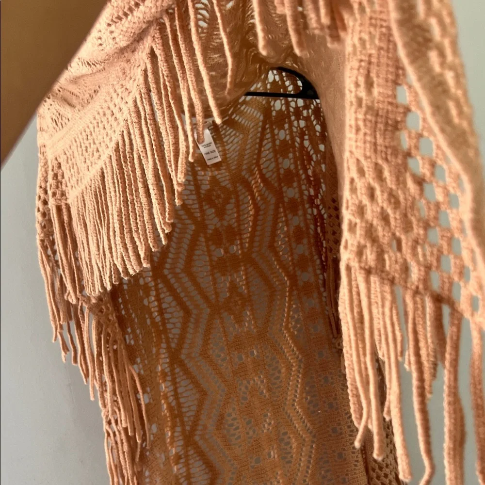 Maurices Brown Knit Poncho.   CAJA # 3‎